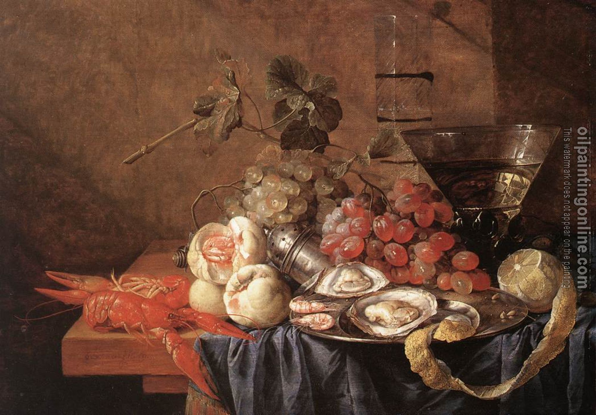 Heem, Jan Davidsz de - Fruits and Pieces of Sea